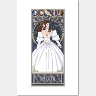 Sarah - art nouveau - labyrinth Posters and Art